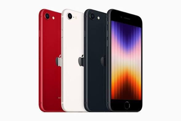 iPhone SE 2022, Red, White and Midnight