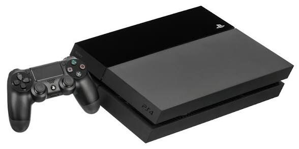 PlayStation 4 console with DualShock controller
