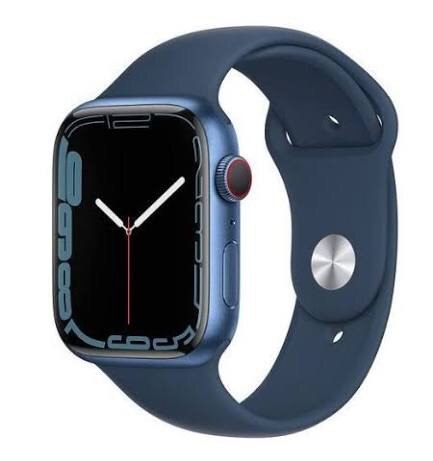 Apple Watch Series 7, Blue Sport Band