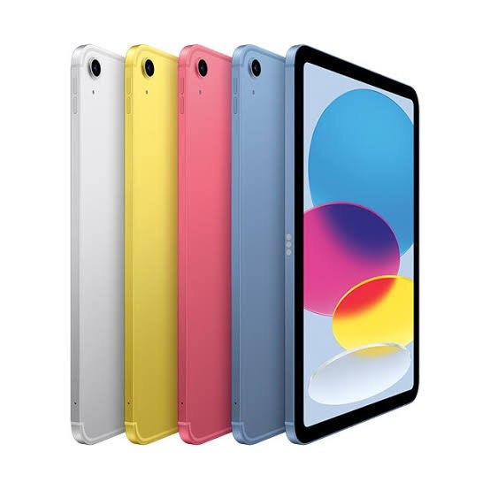 iPad 10th Generation, assorted colours